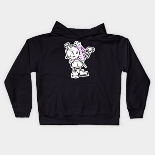 Mr. Sinmo purple Kids Hoodie